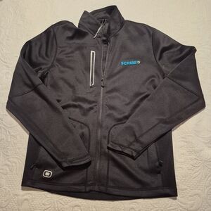 OGIO Endurance men's Small black full zippered sweater, 3 front zip pockets VGUC